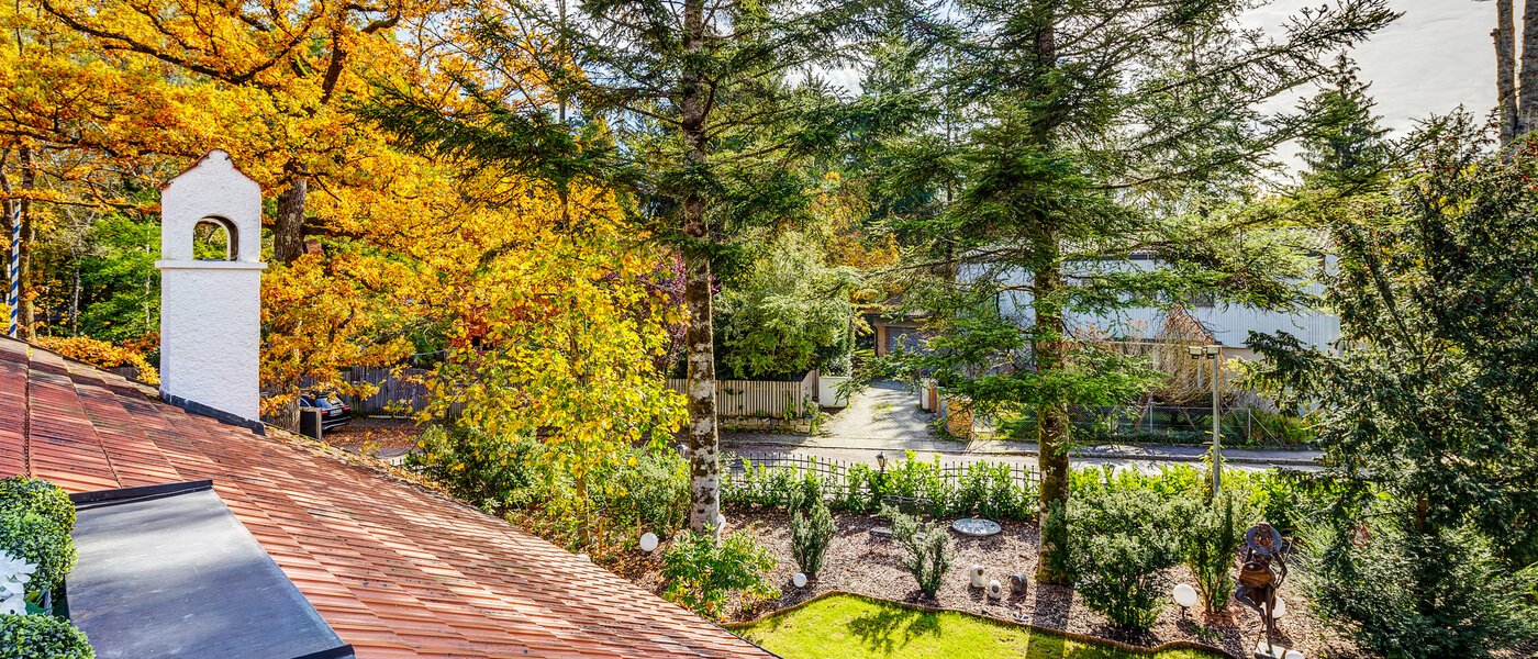 мансардная квартира Baldham 02 вид из окна 13188