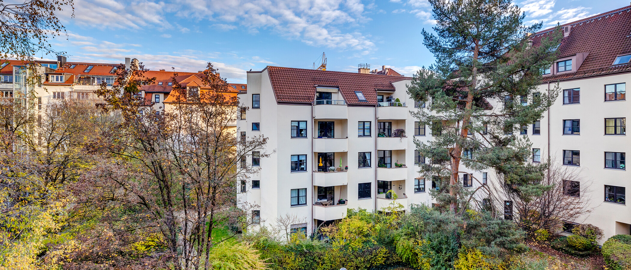 квартира München Neuhausen 01 вид из окна 13199
