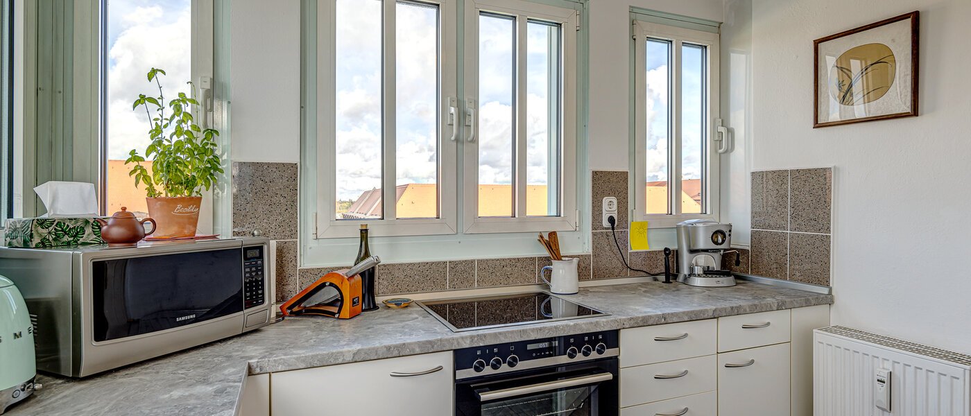 двухэтажная квартира München Sendling-Westpark 02 кухня 13200