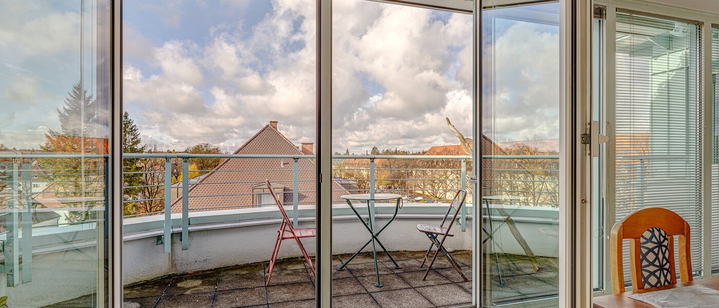 двухэтажная квартира München Sendling-Westpark 01 терраса с крышей 13200