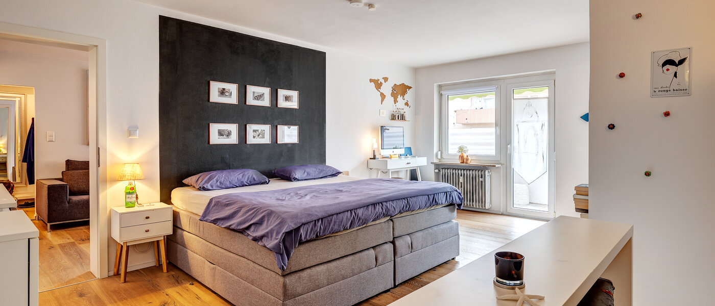 квартира München Untergiesing 01 спальная комната 13217