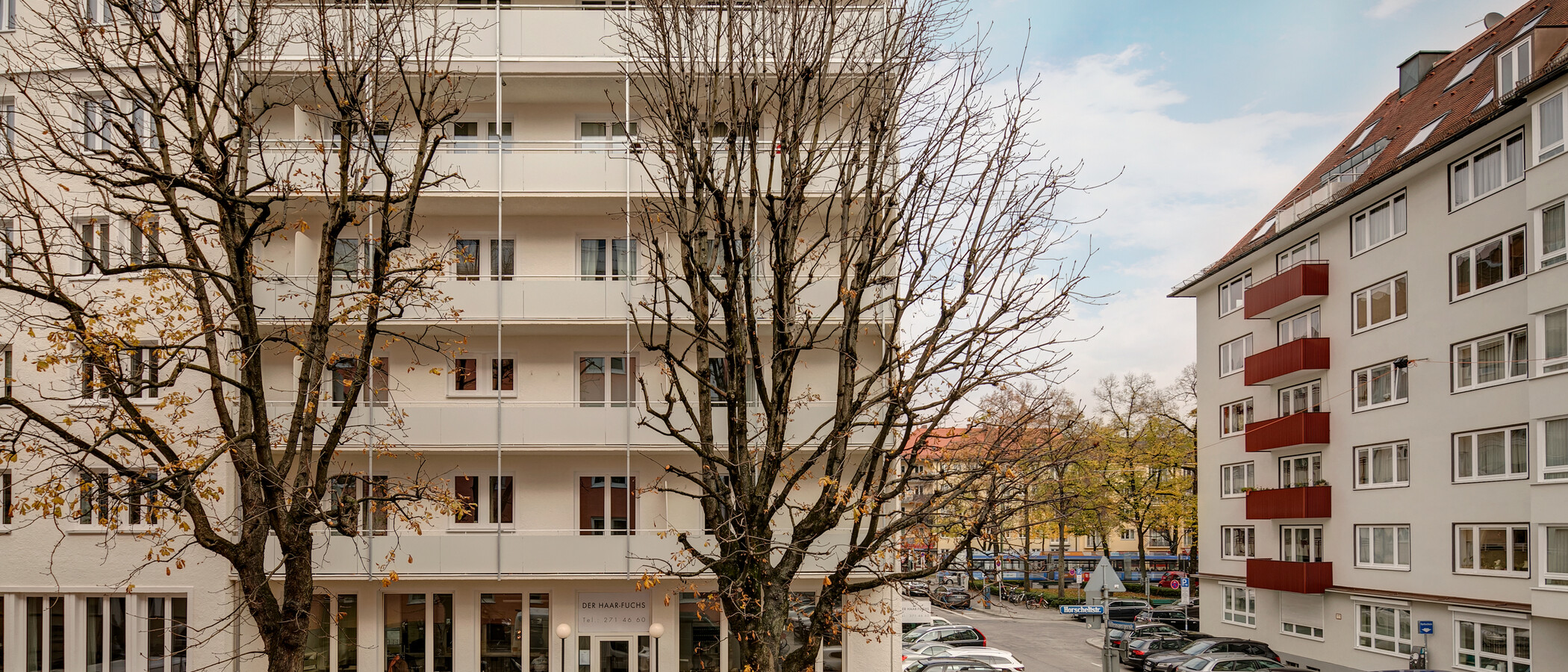 квартира München Schwabing-West (rund um den Hohenzollernplatz) 01 вид из окна 1322