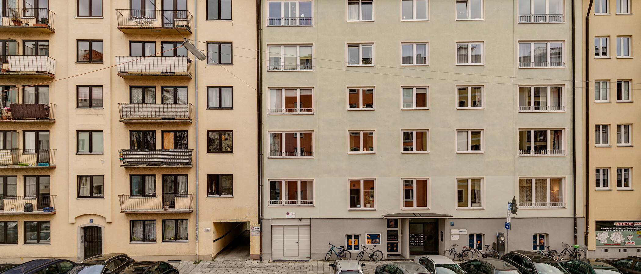 квартира München Schwabing-West (rund um den Hohenzollernplatz) 04 вид из окна 1322