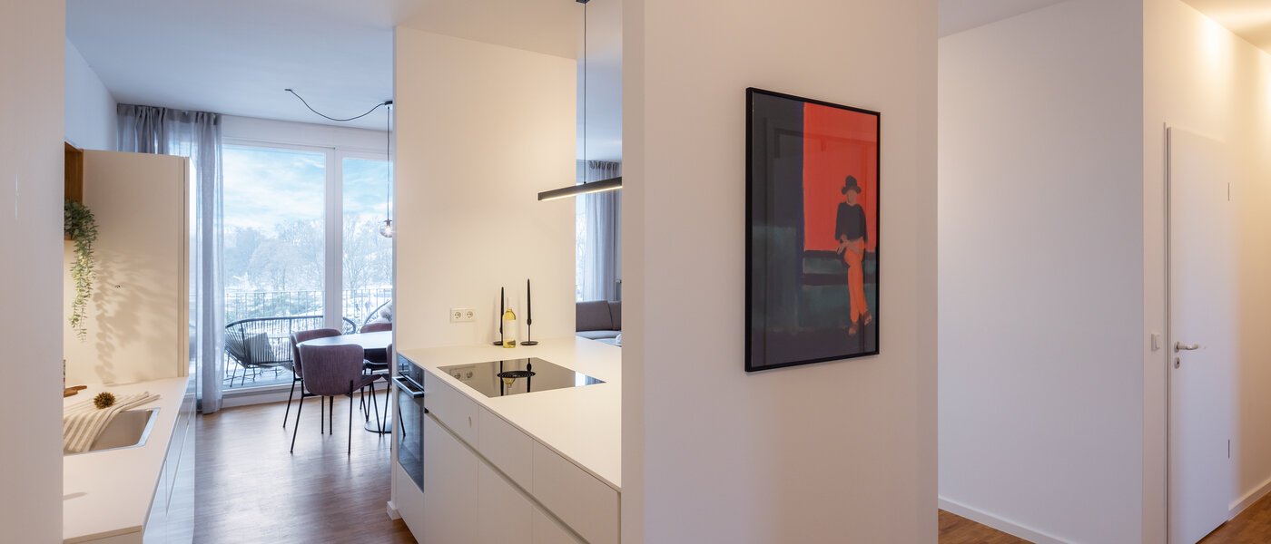 квартира München Schwabing-West 04 кухня 13221