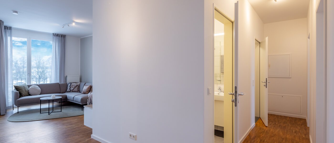 квартира München Schwabing-West 04 коридор 13221