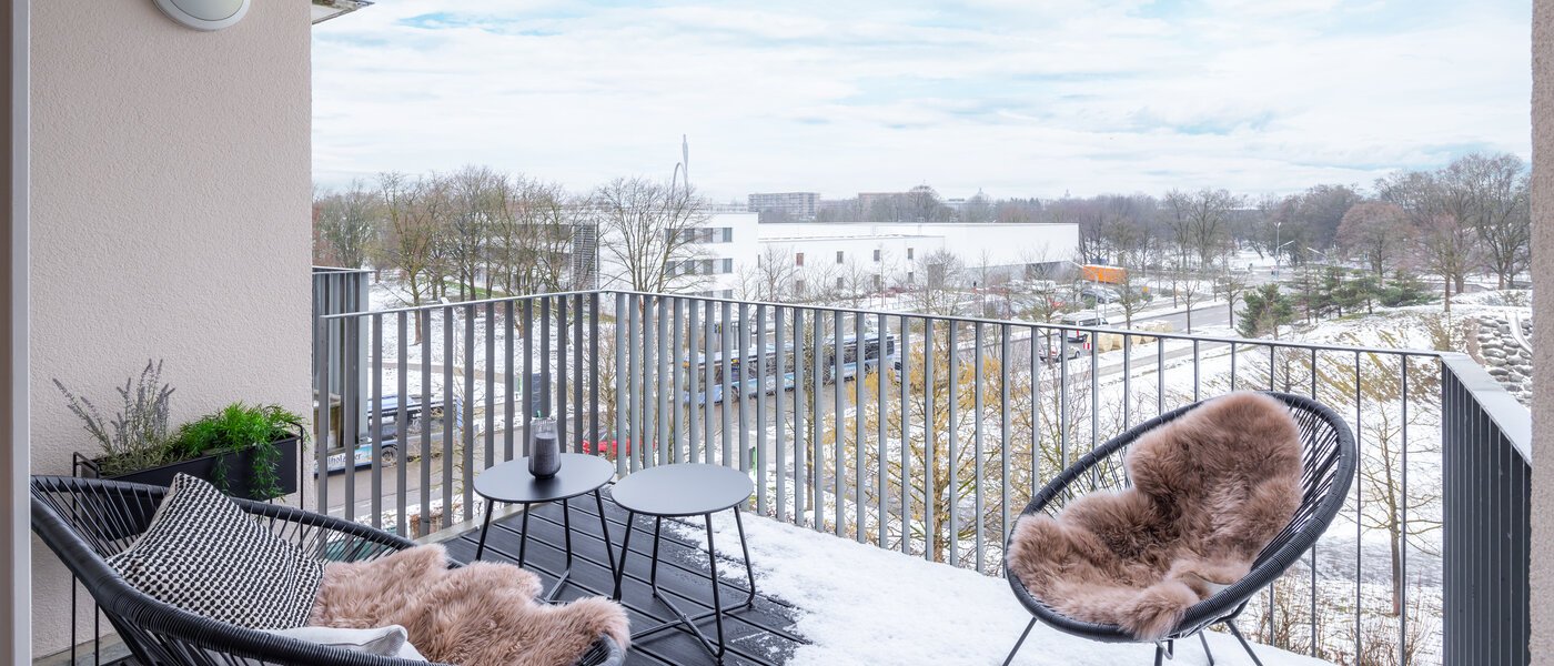 квартира München Schwabing-West 01 балкон 13221