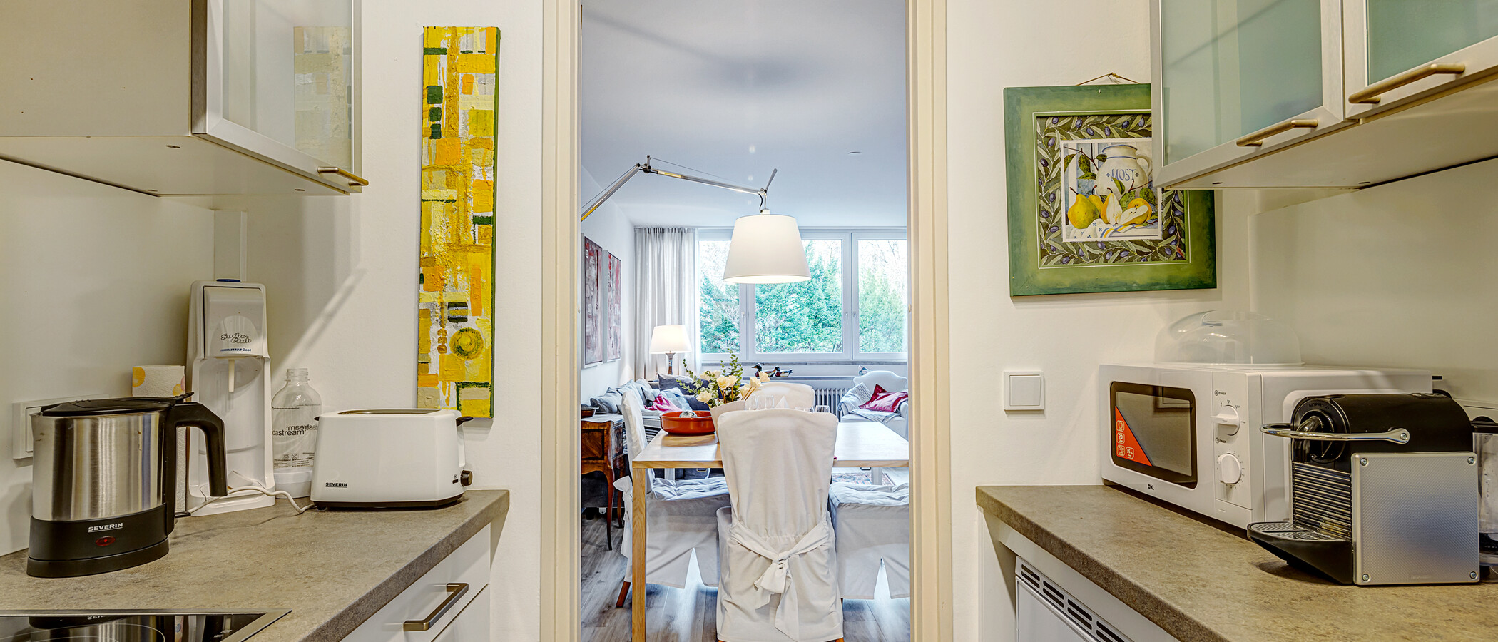 квартира München Neuhausen 03 кухня 13222