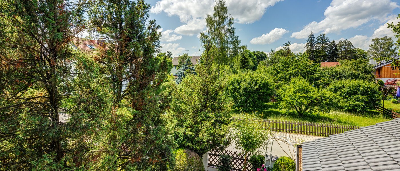 мансардная квартира Inning am Ammersee 01 вид из окна 13224