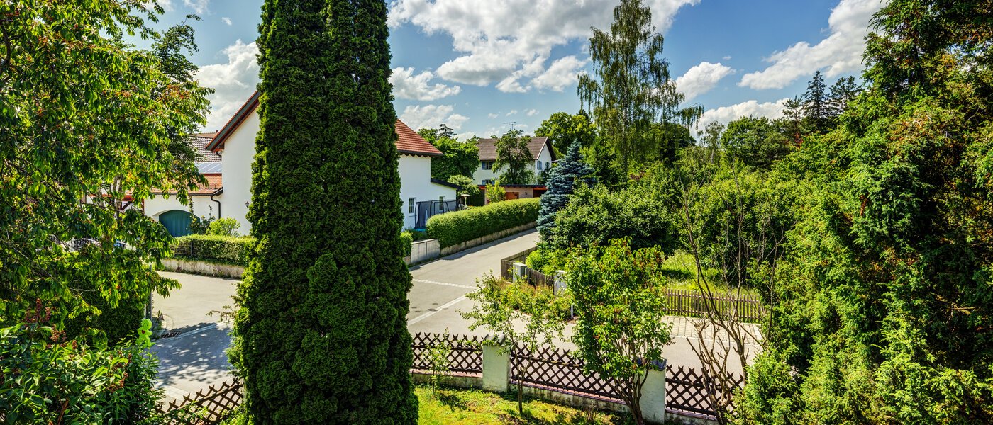 мансардная квартира Inning am Ammersee 02 вид из окна 13224