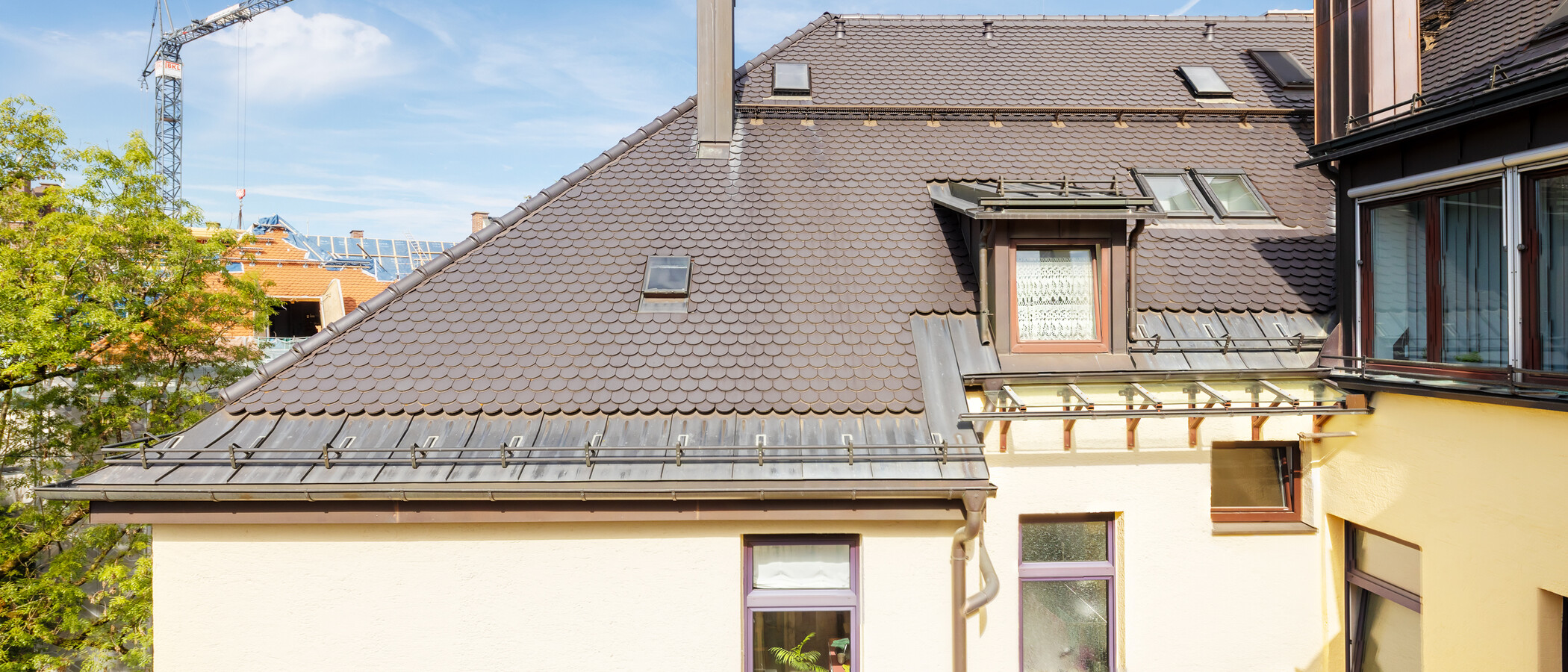 мансардная квартира München Laim 04 вид из окна 13229
