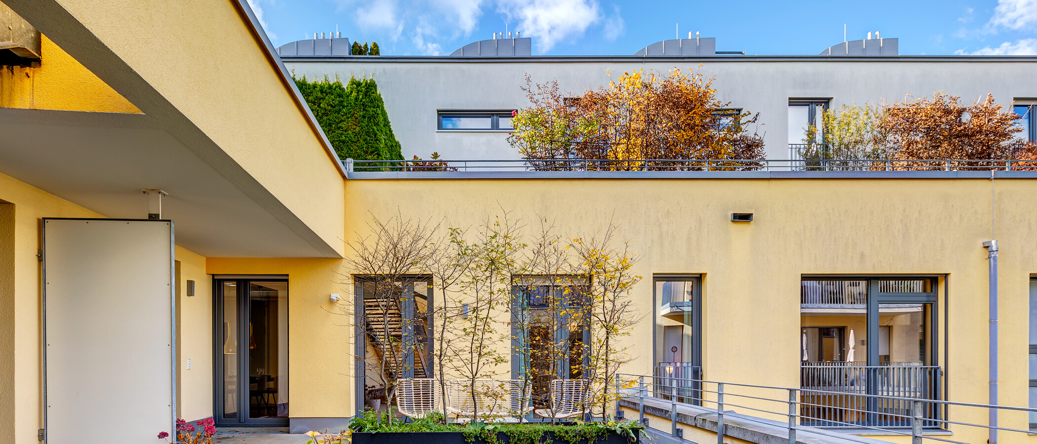 квартира München Schwabing-West 01 терраса с крышей 13231