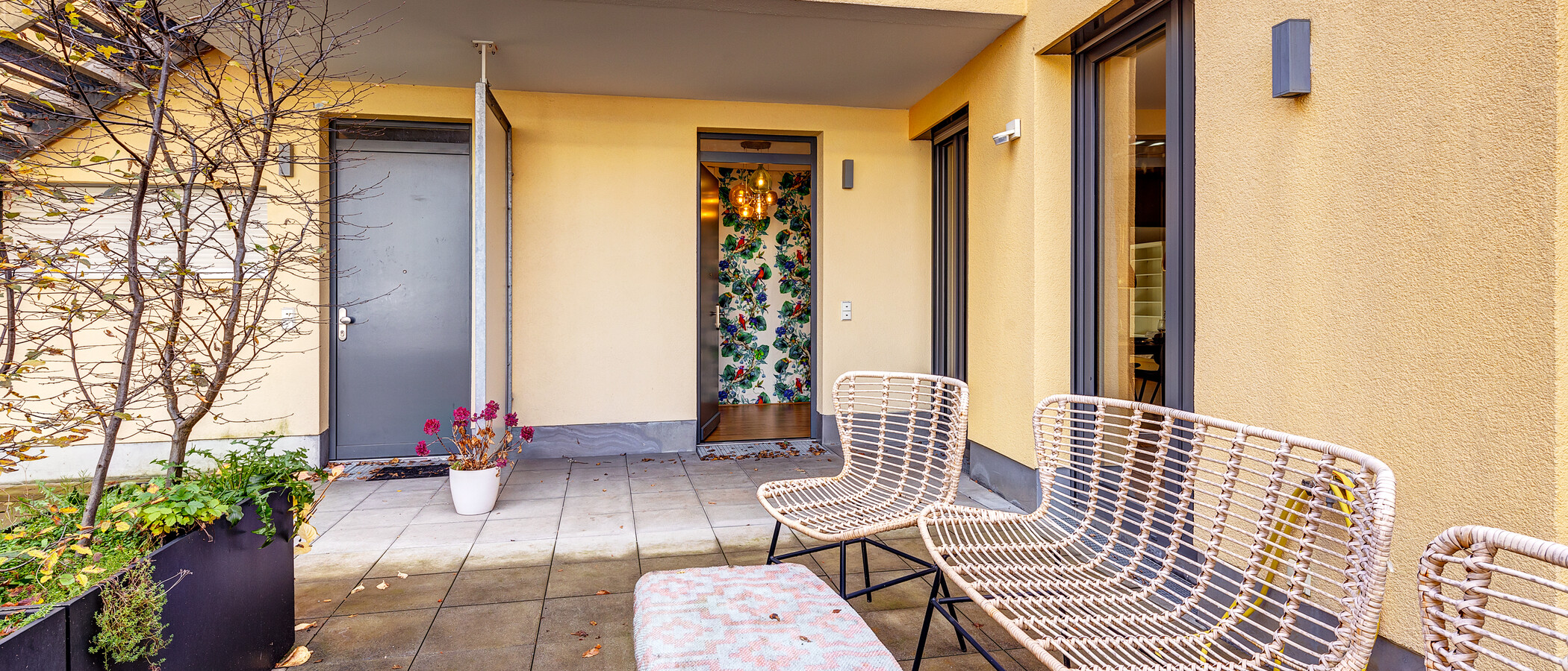 квартира München Schwabing-West 03 терраса с крышей 13231