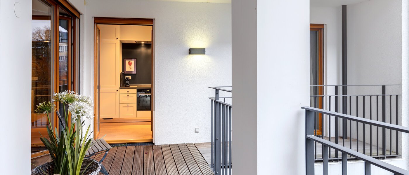 квартира München Maxvorstadt - Westen 03 балкон 13240