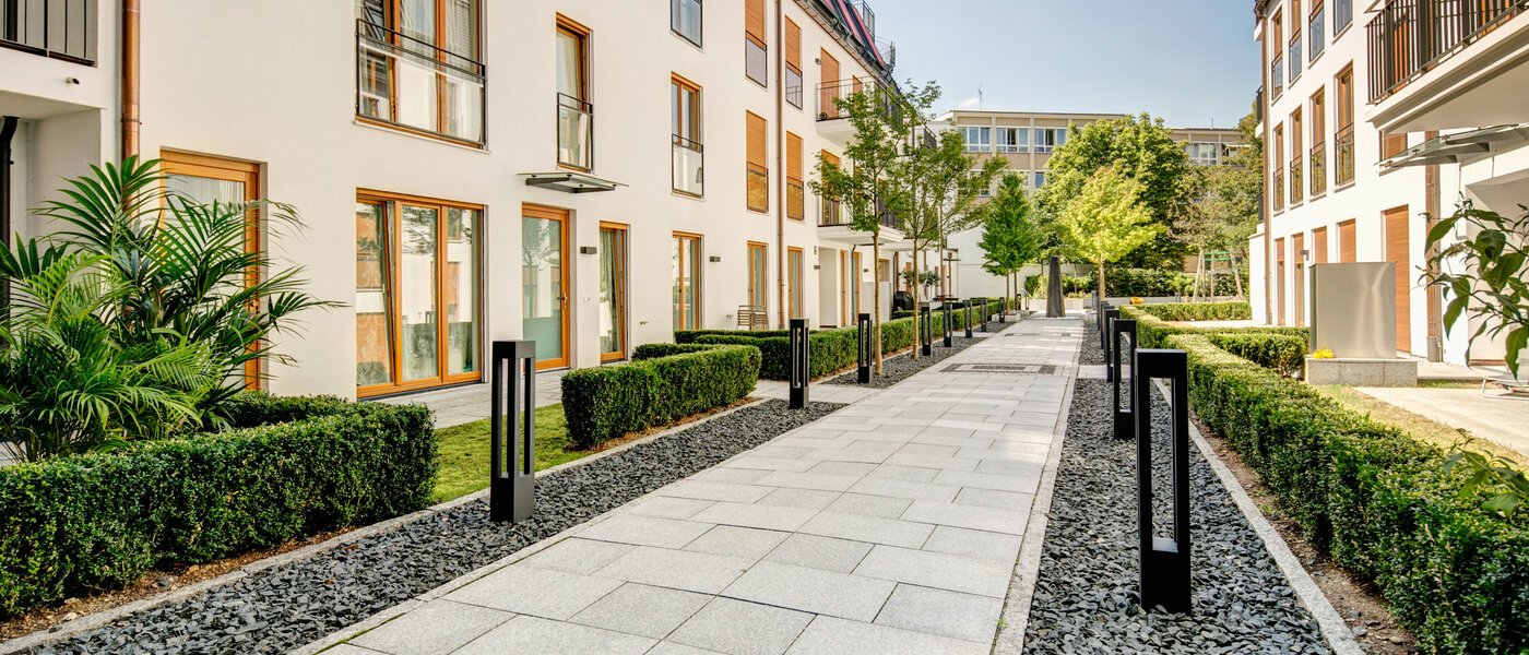 квартира München Maxvorstadt - Westen 01 внутренний двор  13240