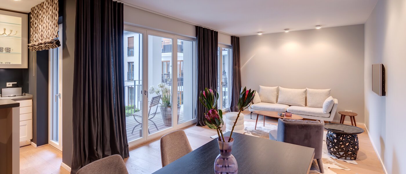 квартира München Maxvorstadt - Westen 01 жилое пространство 13240