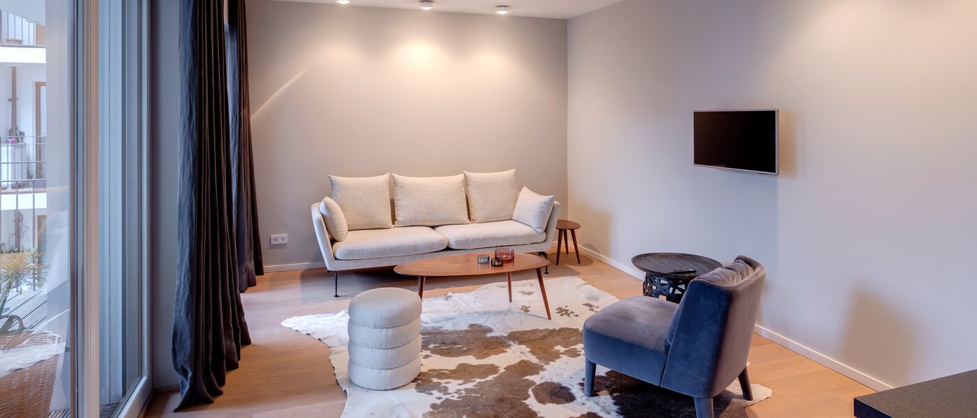 квартира München Maxvorstadt - Westen 02 жилое пространство 13240