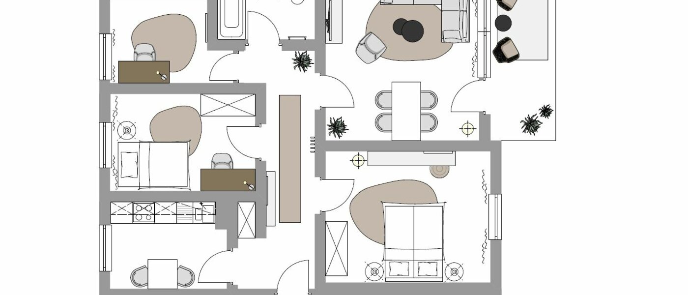 квартира München Maxvorstadt - Westen 01 план этажа 13243