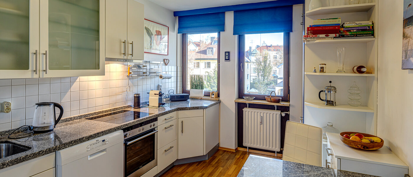 квартира München Altbogenhausen 01 кухня 13244