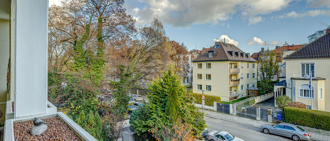 квартира München Altbogenhausen 01 вид из окна 13244