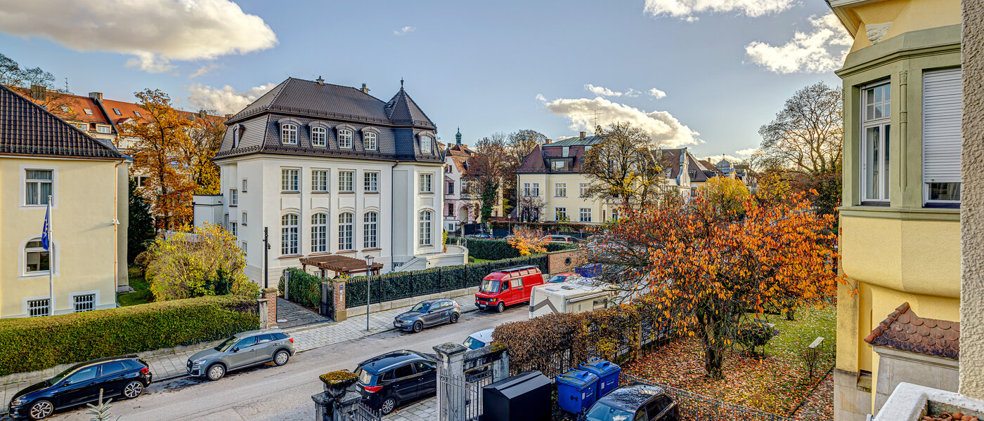 квартира München Altbogenhausen 02 вид из окна 13244