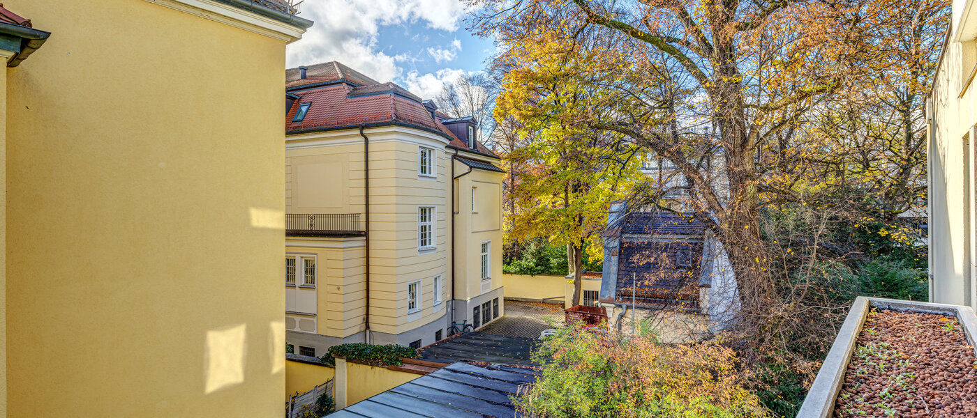 квартира München Altbogenhausen 03 вид из окна 13244