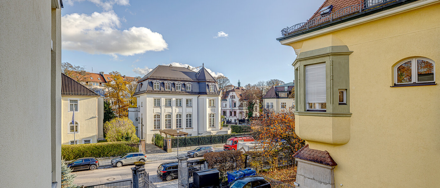 квартира München Altbogenhausen 04 вид из окна 13244