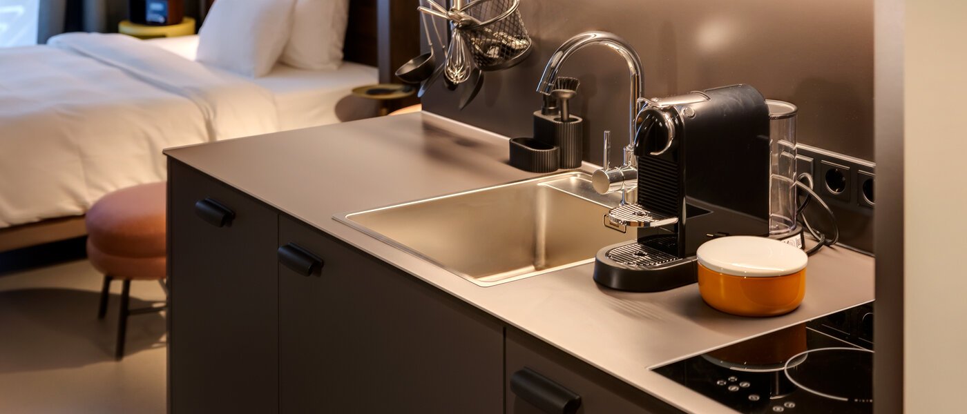 квартира München Neuperlach 01 кухня 13246