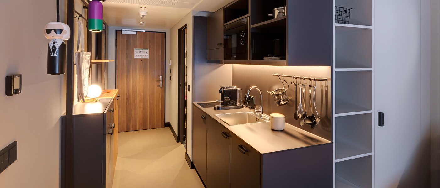 квартира München Neuperlach 02 кухня 13248