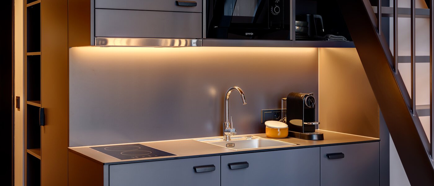 двухэтажная квартира München Neuperlach 02 кухня 13252