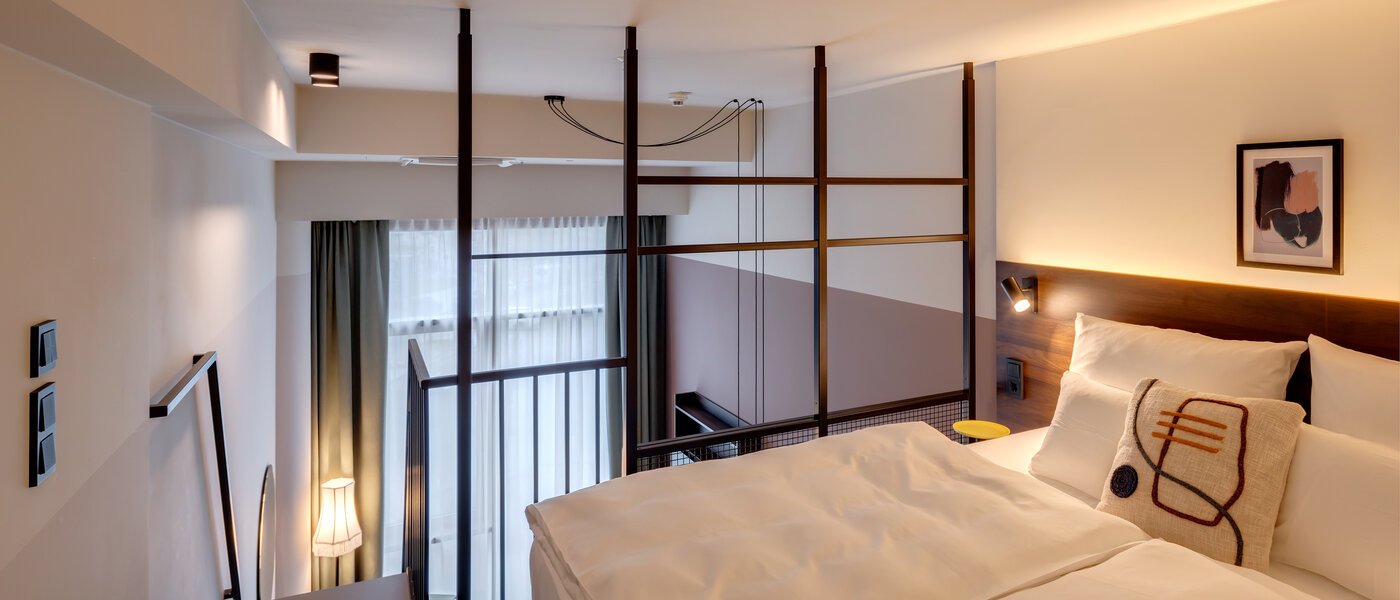 двухэтажная квартира München Neuperlach 01 зона для сна 13252