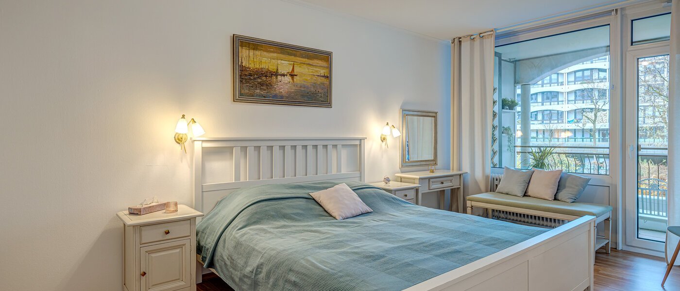 квартира München Bogenhausen 01 спальная комната 13259