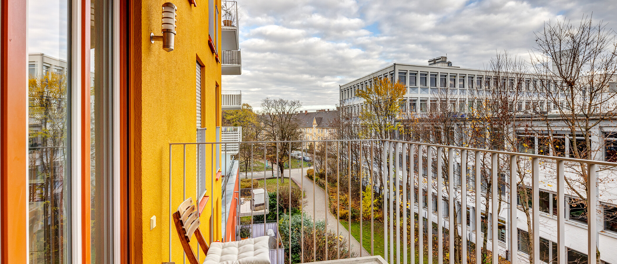 квартира München Schwabing-West 01 балкон 13262