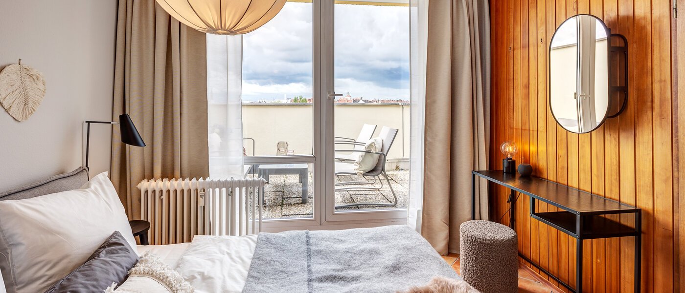 квартира München Au-Haidhausen 03 1-я спальная комната 13287