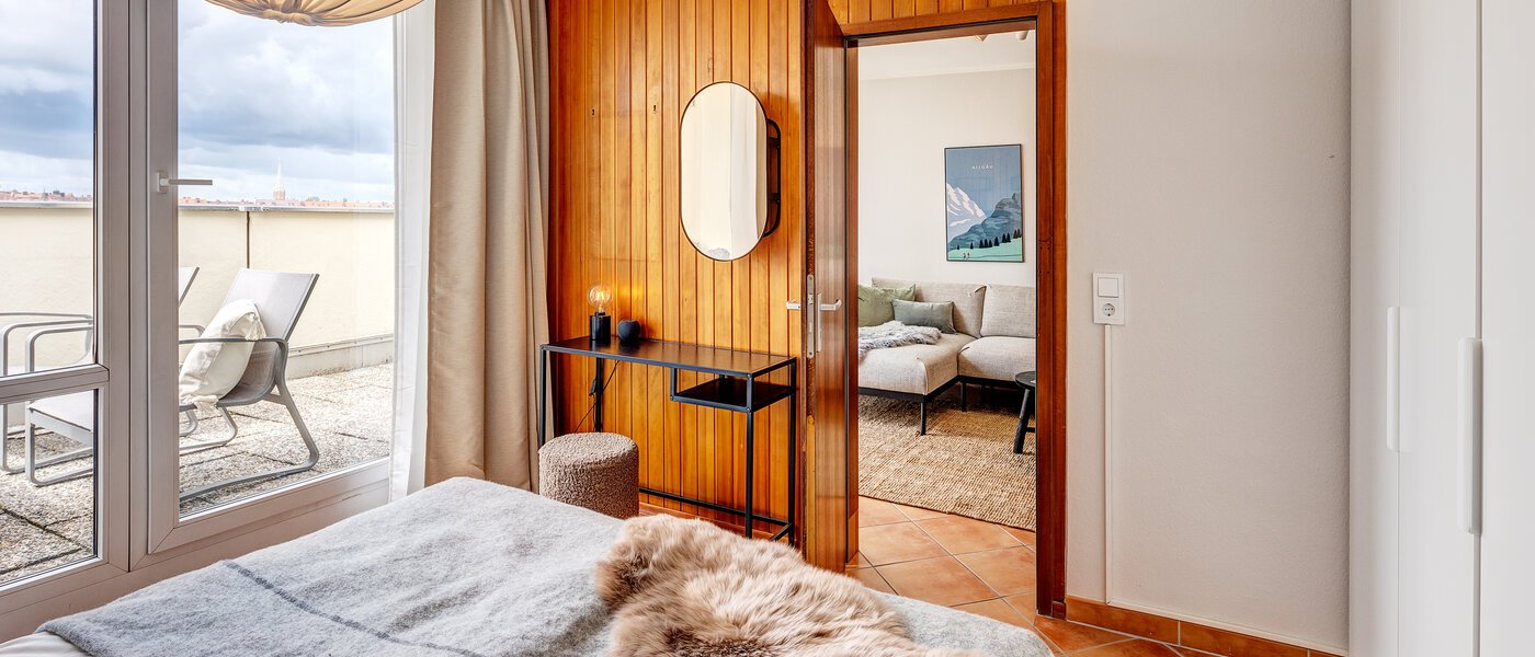 квартира München Au-Haidhausen 04 1-я спальная комната 13287