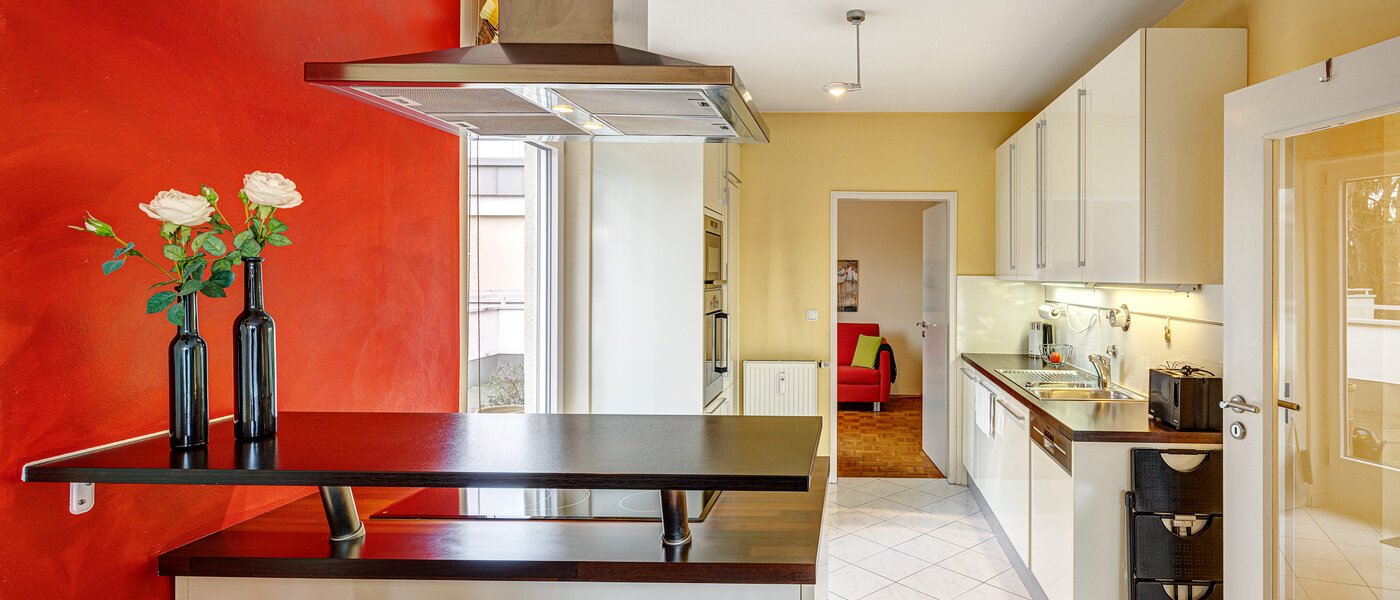 мансардная квартира München Moosach 02 кухня 13292