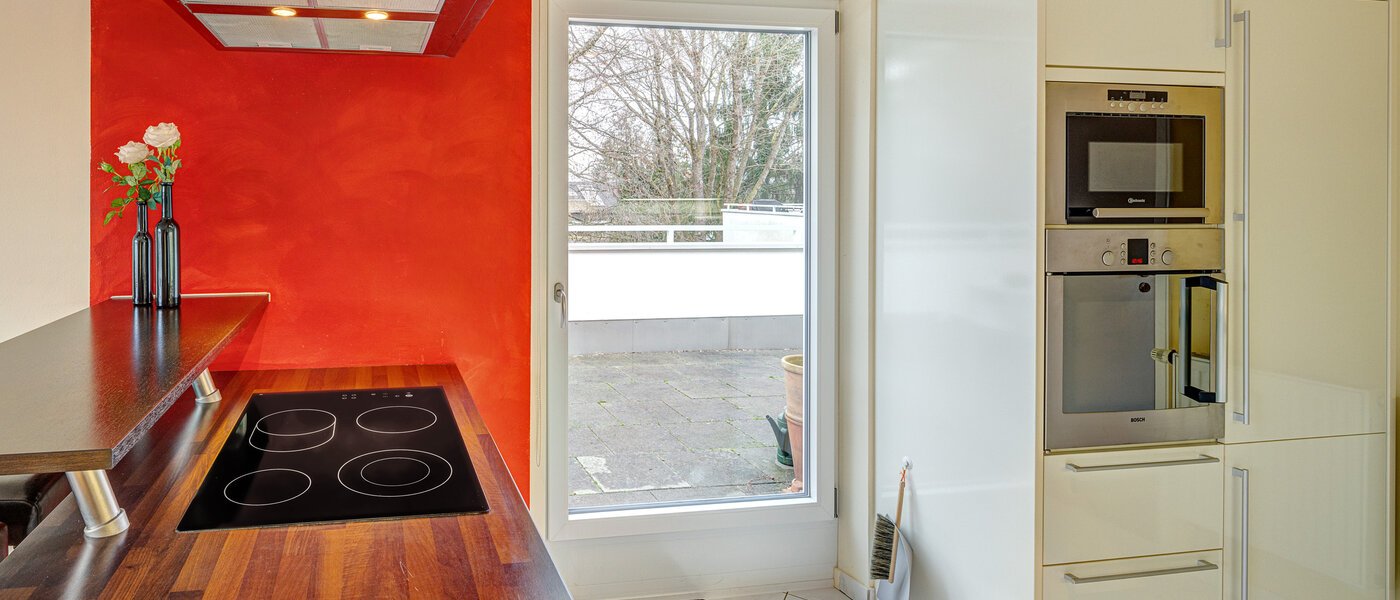 мансардная квартира München Moosach 03 кухня 13292