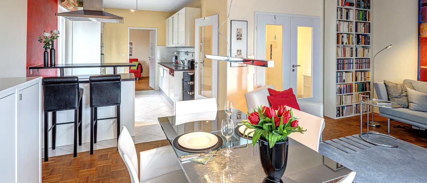 мансардная квартира München Moosach 01 жилое пространство 13292