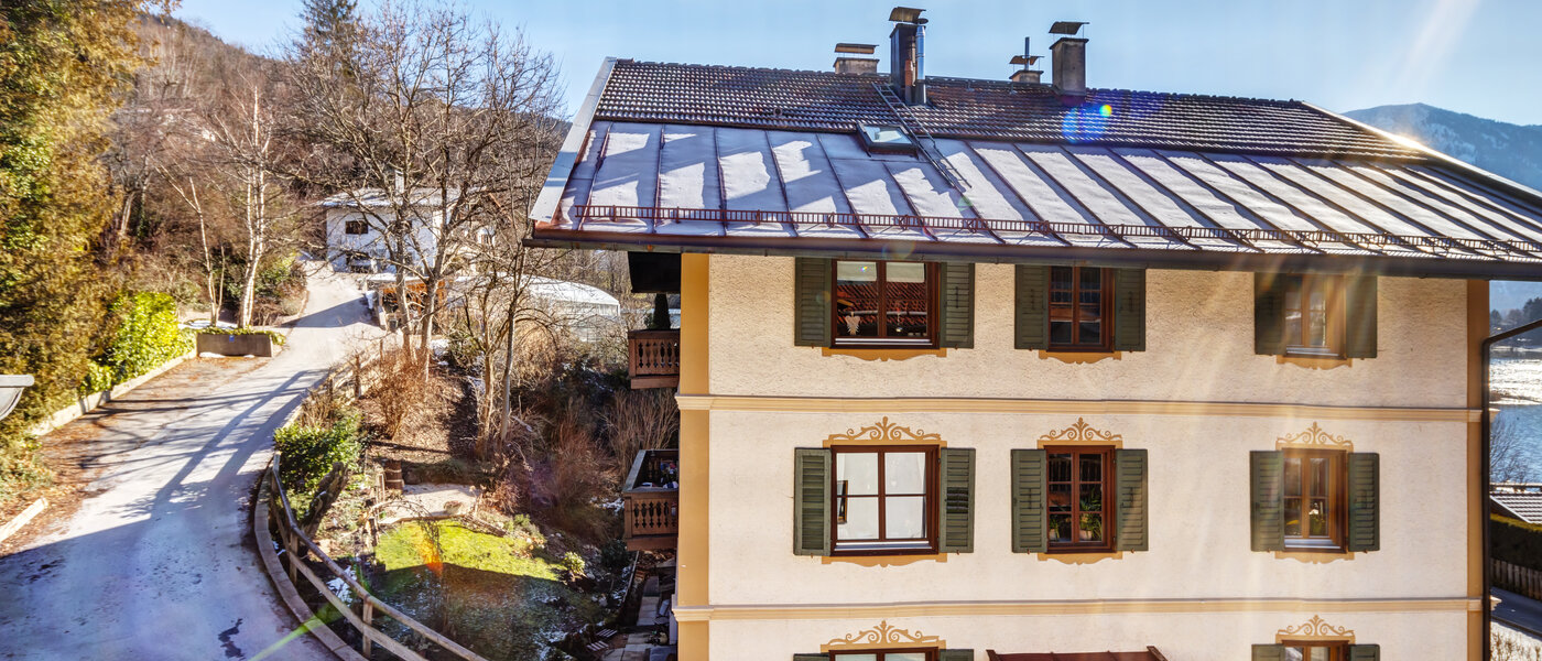 мансардная квартира Tegernsee 04 вид из окна 13299