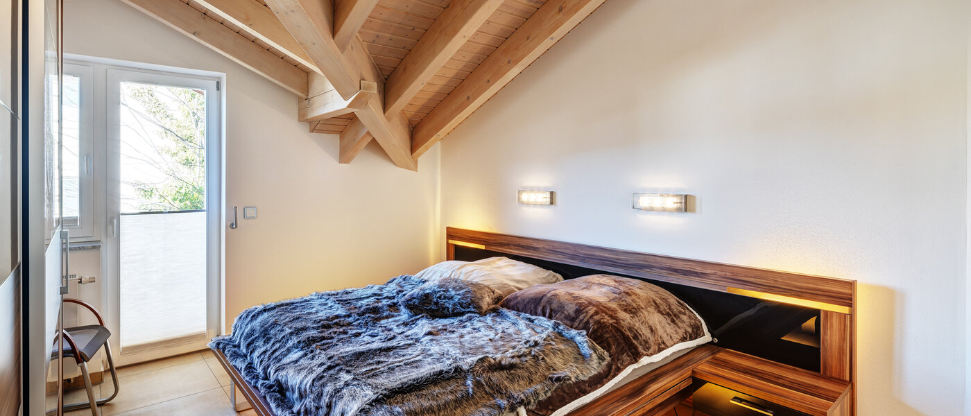 мансардная квартира Tegernsee 03 спальная комната 13299