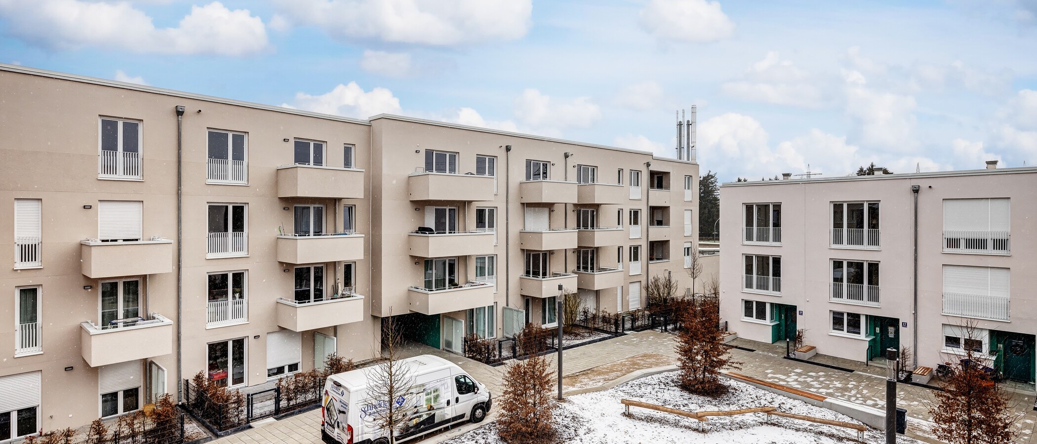 квартира München Lochhausen 01 вид из окна 13304