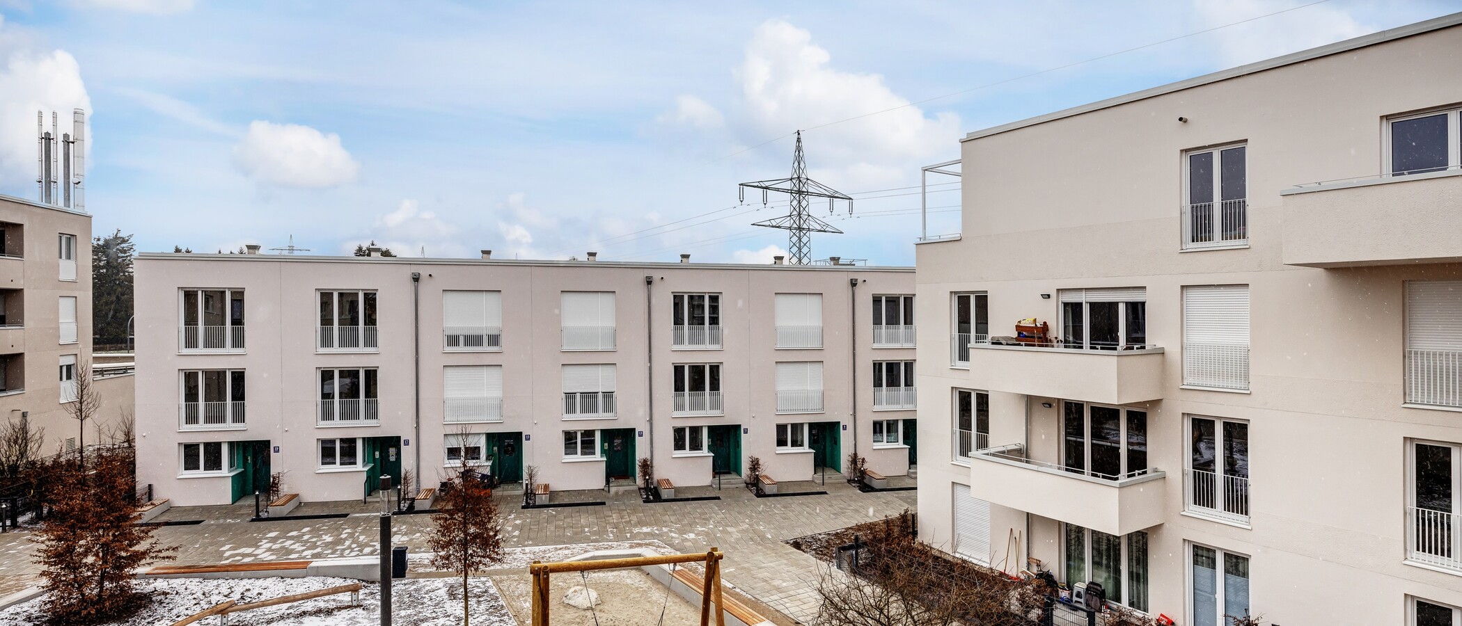 квартира München Lochhausen 02 вид из окна 13304