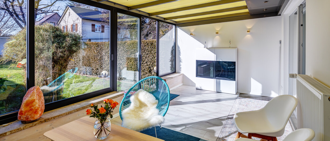 Таун-хаус München Obersendling 02 застекленная терраса 13312