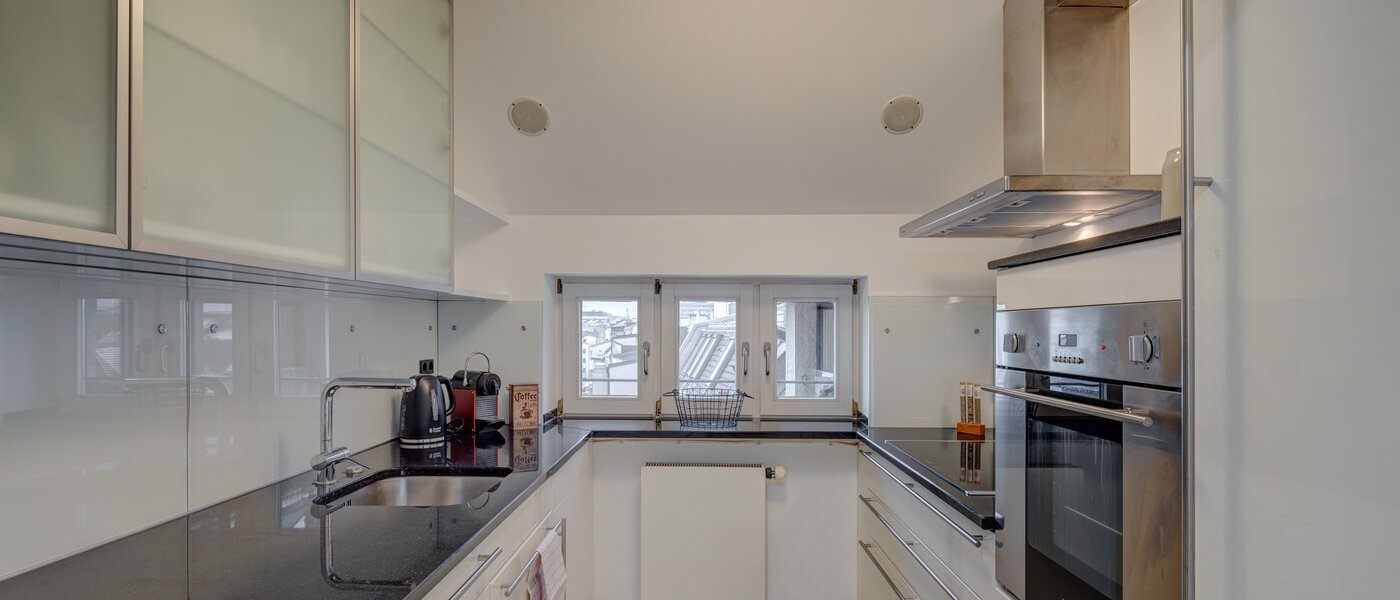 двухэтажная квартира-галерея München Maxvorstadt 01 кухня 13317