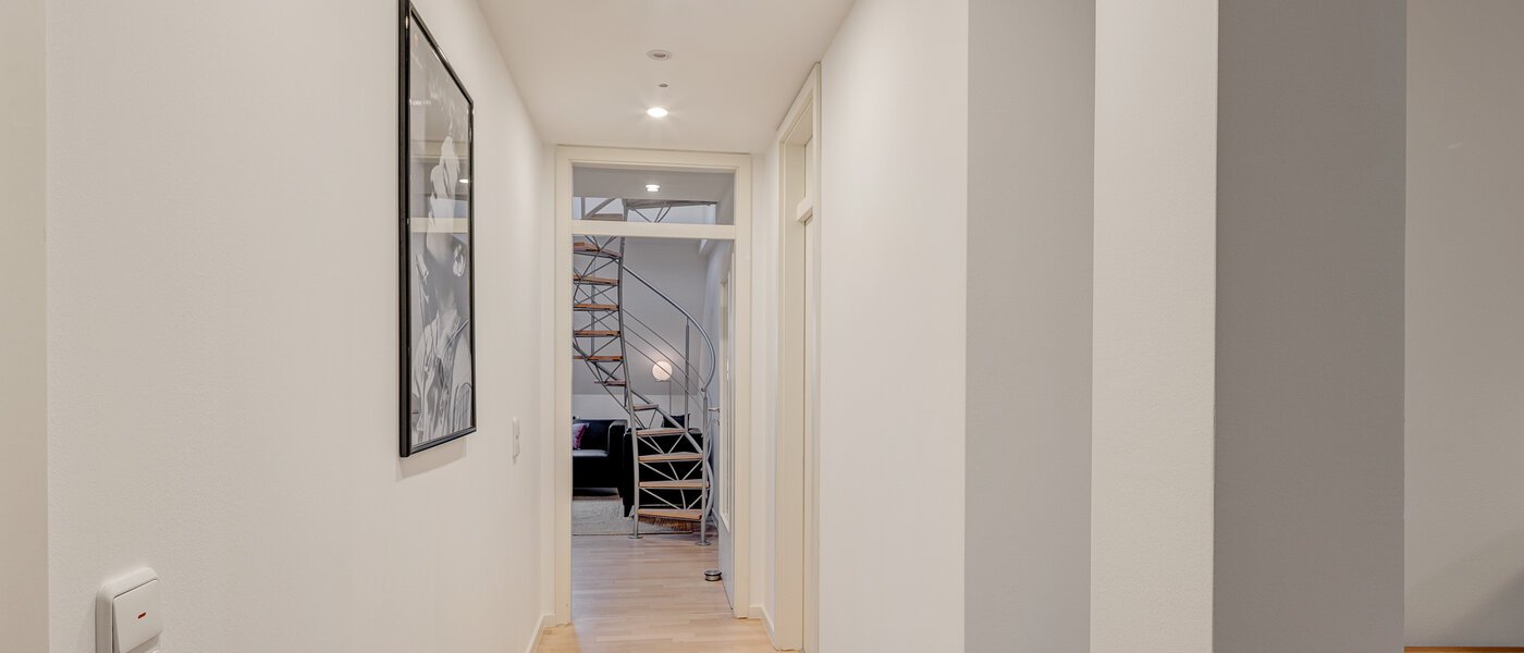 двухэтажная квартира-галерея München Maxvorstadt 02 коридор 13317