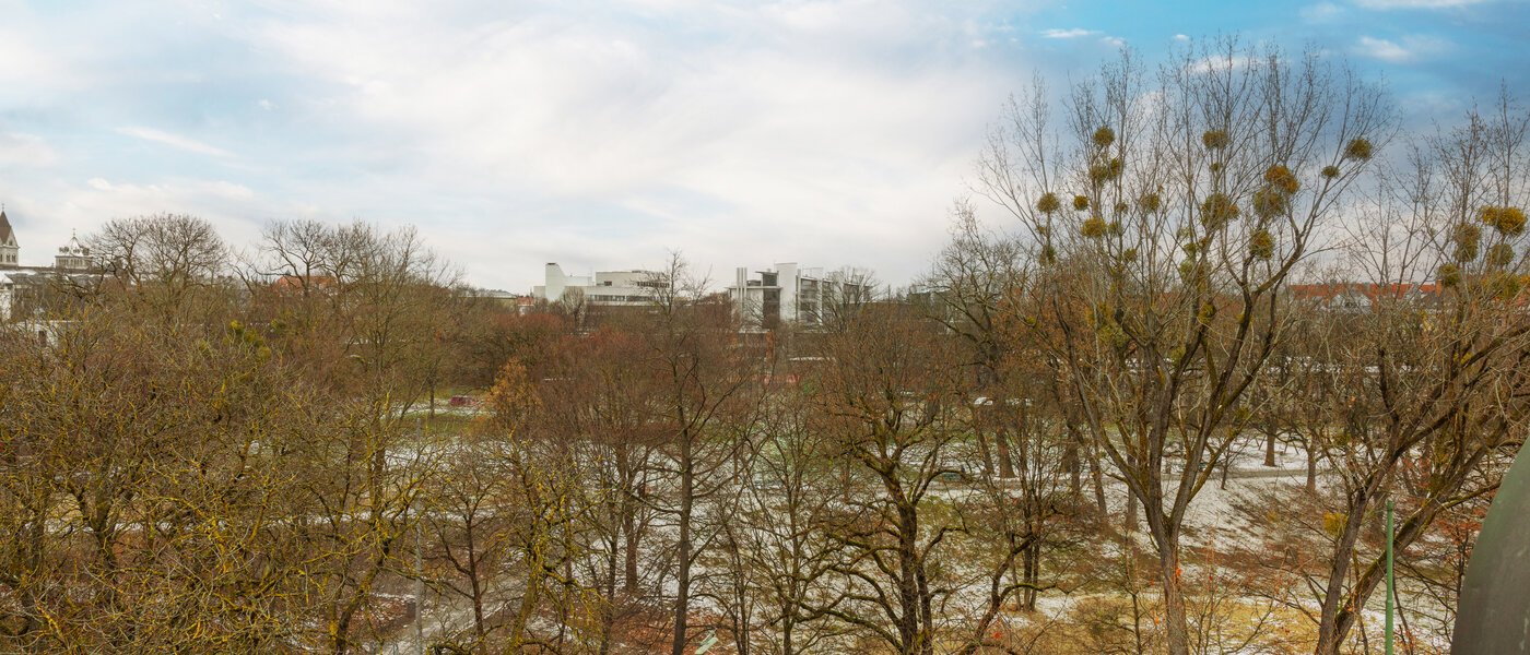 двухэтажная квартира-галерея München Maxvorstadt 04 вид из окна 13317