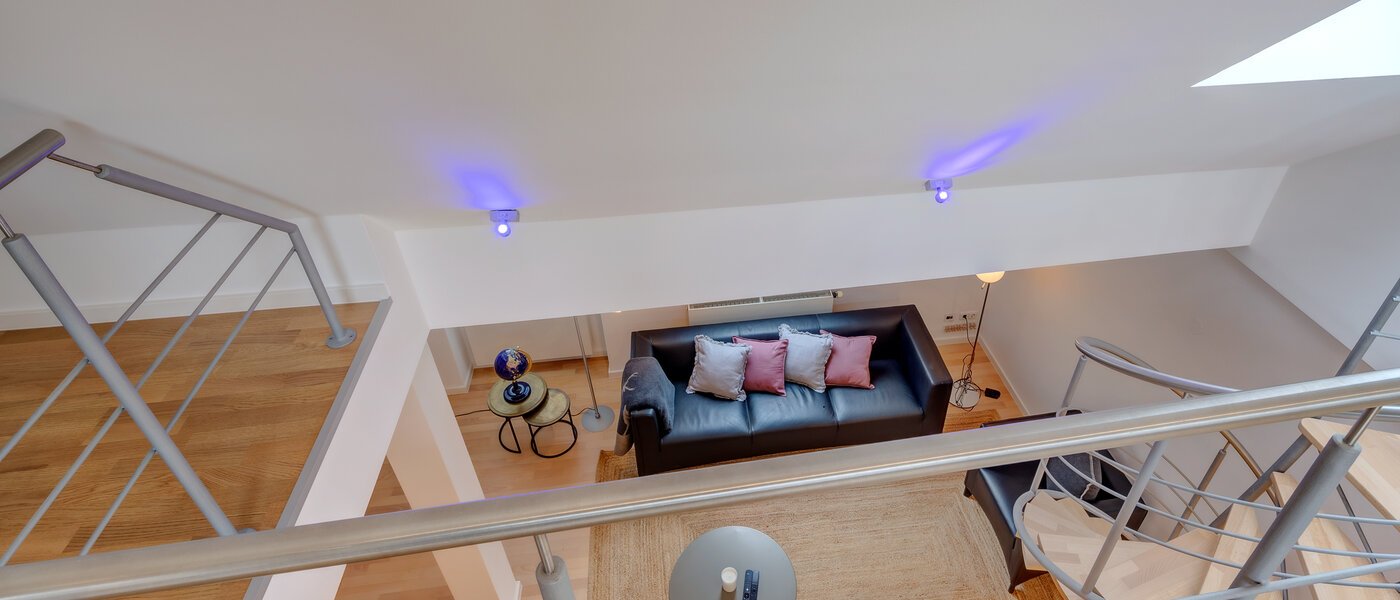 двухэтажная квартира-галерея München Maxvorstadt 06 2-я зона для сна 13317