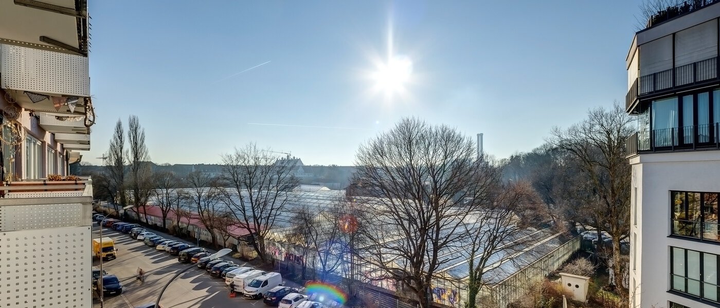 квартира München Untergiesing 01 вид из окна 13326