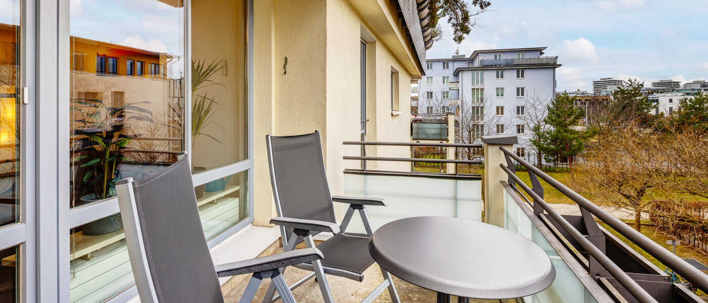 квартира München Parkstadt Schwabing 01 балкон 13336