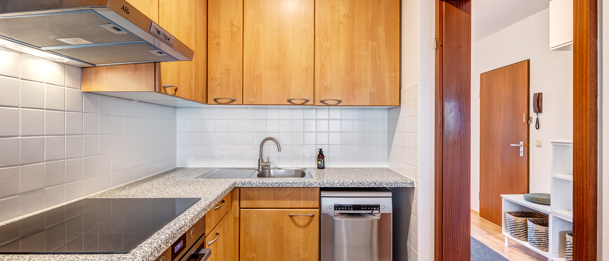 квартира München Neuhausen 03 кухня 13344