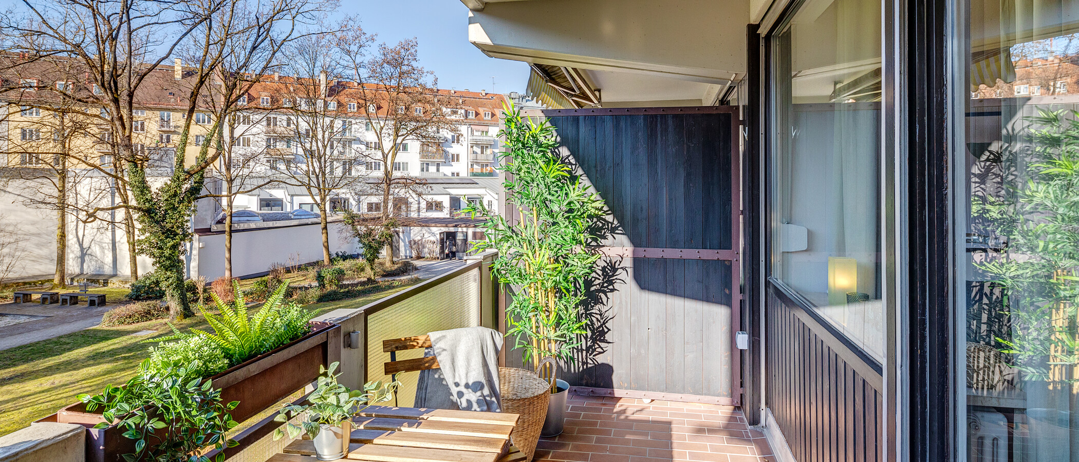 квартира München Neuhausen 02 балкон 13344